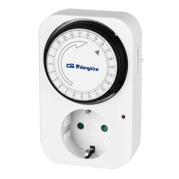 Orbegozo PG 02 Programmatore 24 ore - Potenza fino a 3500 W - Facile e intuitivo da usare - Intervalli di 15 minuti - Colore bianco Orbegozo PG 02 Programmatore 24 ore - Potenza fino a 3500 W - Facile e intuitivo da usare - Intervalli di 15 minuti - Colore bianco