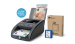 Safescan 155-S Pacchetto rilevatore automatico di banconote false - Batteria e impilatore inclusi - Verifica