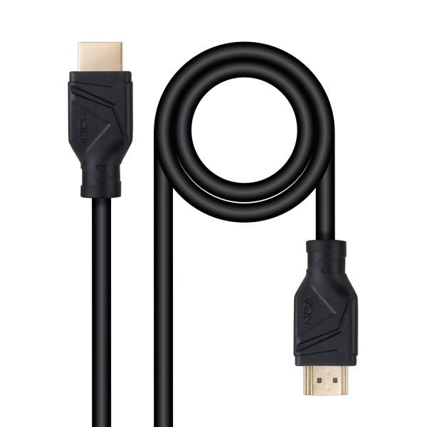 Nanocable Cavo HDMI 2.1 CCS A/M-A/M - Lunghezza 1 m - Colore Nero Nanocable Cavo HDMI 2.1 CCS A/M-A/M - Lunghezza 1 m - Colore Nero