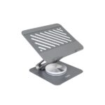 Tooq Supporto per laptop fino a 13" - Rotazione 360° - Pieghevole e portatile - Colore grigio
