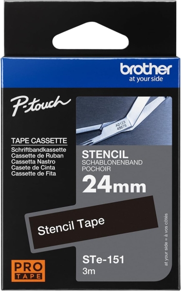 Brother STe151 Nastro identificativo originale - Larghezza 24 mm x 3 metri