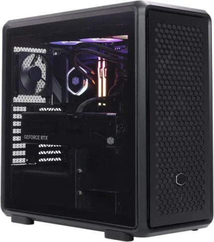 Cooler Master Masterframe 600 Case Mid Tower ATX/MicroATX/Mini-ITX - Finestra laterale - 8 slot di espansione - Pannelli intercambiabili - Audio - 2xUSB-A - 1xUSB-C - 544x531x261mm - Colore nero