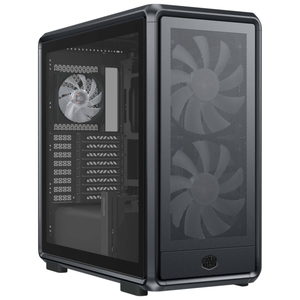 Cooler Master Masterframe 600 Case Tower E-ATX - 2 ventole frontali RGB da 200 mm - 1 ventola posteriore RGB da 120 mm - Finestra laterale - Pannelli intercambiabili - Griglia in metallo - 445 x 285 x 410 mm - Colore nero Cooler Master Masterframe 600 Case Tower E-ATX - 2 ventole frontali RGB da 200 mm - 1 ventola posteriore RGB da 120 mm - Finestra laterale - Pannelli intercambiabili - Griglia in metallo - 445 x 285 x 410 mm - Colore nero