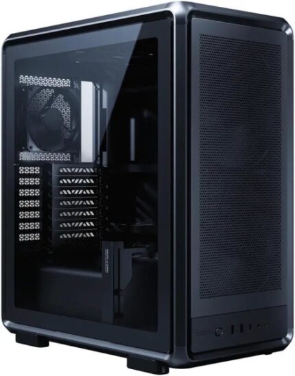 Cooler Master Masterframe 500 Case Torre E-ATX - Finestra laterale - Pannelli intercambiabili - 2 ventole frontali da 200 mm - Griglia in metallo - 654x580x376 mm - Colore nero