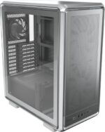 Cooler Master Masterframe 500 Case Tower E-ATX - Finestra laterale - Pannelli intercambiabili - 2 ventole frontali da 200 mm - Griglia in metallo - 654x580x376 mm - Colore argento