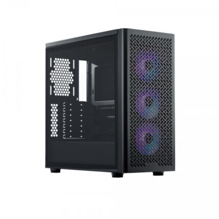 Cooler Master Elite 502 Case Torre E-ATX - 3 ventole RGB da 120 mm - Finestra laterale - Gestione cavi - Audio - 1xUSB-A - 1xUSB-C - 474x230x481 mm - Colore nero