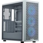 Cooler Master Elite 502 Case Tower E-ATX - 3 ventole RGB da 120 mm - Finestra laterale - Gestione cavi - Audio - 1xUSB-A - 1xUSB-C - 474x230x481 mm - Colore bianco