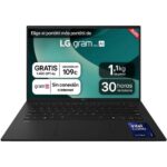 LG Gram 14ZD90T-G.AX78B Portatile 14" Intel Core Ultra 7 255H - 16 GB - SSD da 1 TB - Colore nero - Tastiera QWERTY (ES)