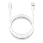 NGS ZYRO-AC Cavo da USB-C a USB-A - Ricarica rapida - 480 Mbps - 15 W - 1 metro - Colore bianco