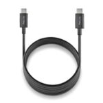 NGS ZYRO 60W-1 Cavo da USB-C a USB-C - Ricarica rapida - 480 Mbps - 15 W - 1 metro - Colore nero