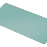 Leitz Tappetino da scrivania grande 80x40 cm - Spessore 2 mm - Antiscivolo - Impermeabile - Colore verde menta
