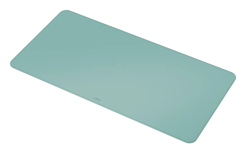 Leitz Tappetino da scrivania grande 80x40 cm - Spessore 2 mm - Antiscivolo - Impermeabile - Colore verde menta Leitz Tappetino da scrivania grande 80x40 cm - Spessore 2 mm - Antiscivolo - Impermeabile - Colore verde menta
