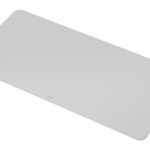 Leitz Tappetino da scrivania grande 80x40 cm - Spessore 2 mm - Antiscivolo - Impermeabile - Colore grigio
