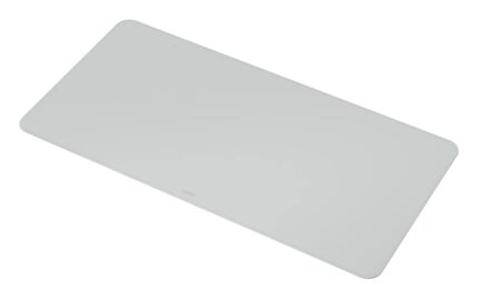 Leitz Tappetino da scrivania grande 80x40 cm - Spessore 2 mm - Antiscivolo - Impermeabile - Colore grigio