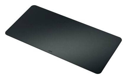 Leitz Tappetino da scrivania grande 80x40 cm - Spessore 2 mm - Antiscivolo - Impermeabile - Colore nero