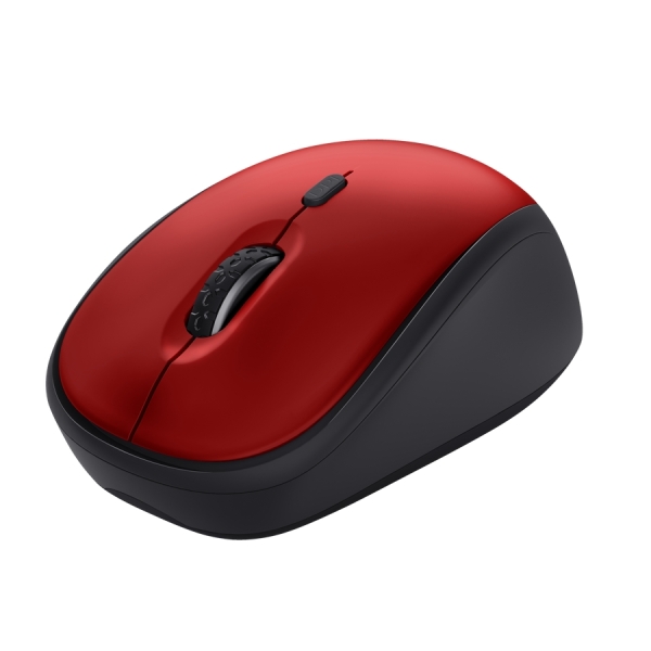 Trust Ivy+ Mouse wireless - 1600 dpi - Compatto - 12 mesi di autonomia - Colore rosso Trust Ivy+ Mouse wireless - 1600 dpi - Compatto - 12 mesi di autonomia - Colore rosso