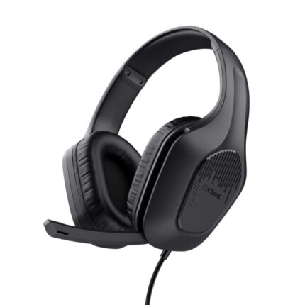 Trust GXT 415 Zirox Cuffie da gioco USB - Altoparlanti da 50 mm - Cavo da 2 m - Colore nero