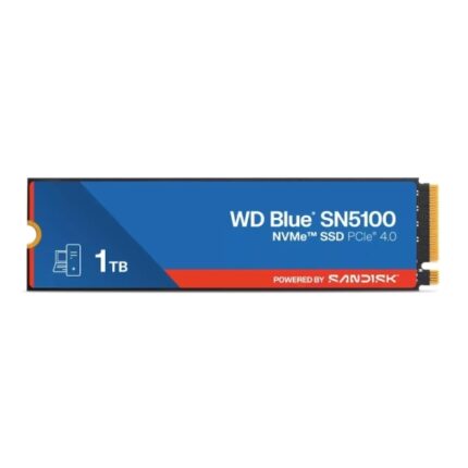 WD Blue SN5100 Disco rigido solido SSD 1 TB M2 PCI Express 4.0 NVMe Gen4 3D NAND