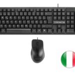 Tacens Anima ACP02 Pack USB Tastiera multimediale + Mouse 1200 dpi 3 pulsanti - Disposizione italiana QWERTY IT - Cavo da 1