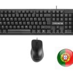 Tacens Anima ACP02 Pack USB Tastiera multimediale + Mouse 1200 dpi 3 pulsanti - Disposizione portoghese QWERTY PT - Cavo da 1
