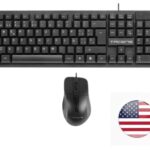 Tacens Anima ACP02 Pack USB Tastiera multimediale + Mouse 1200 dpi 3 pulsanti - Disposizione internazionale QWERTY US - Cavo da 1