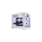 Mars Gaming MC-3TCOREM Minitorre ultracompatta - Supporto MicroATX/Mini-ITX - Triplo vetro temperato - Doppia camera - 5 slot di espansione - 435x287x370 mm - Colore bianco