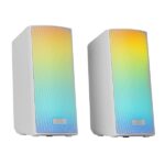 Mars Gaming MSRGB2 Altoparlanti da gioco da 15 W - Luci RGB - Bluetooth 5.3 - Alimentazione tramite USB - Jack da 3