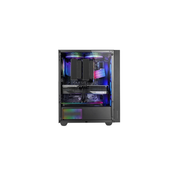 Mars Gaming MC-AIR Case Tower ATX - 4 ventole da 120 mm FRGB - Griglia frontale in metallo - Doppia camera - 7 slot di espansione - Colore nero Mars Gaming MC-AIR Case Tower ATX - 4 ventole da 120 mm FRGB - Griglia frontale in metallo - Doppia camera - 7 slot di espansione - Colore nero