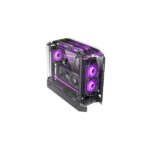 Mars Gaming MC-EDGE Case Tower ATX - Supporto per raffreddamento a liquido - Triplo vetro temperato - Formato Open Air - 7 slot di espansione - Colore nero