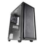 Mars Gaming MC-PMAX Case Tower ATX - 4 ventole FDB da 120 mm - Griglia frontale in metallo - Doppia camera - 7 slot di espansione - Colore nero