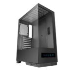 Mars Gaming MC-PULSAR Case Tower ATX - Doppio vetro temperato - Display LCD - Gestione cavi - 453x350x196mm - Colore nero