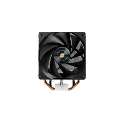 Mars Gaming MCPU-X4 Dissipatore CPU con 230 W di potenza - Ventola PWM da 120 mm - 4 heatpipe HCT - Alette in alluminio - 120 x 68 x 154 mm - Colore nero