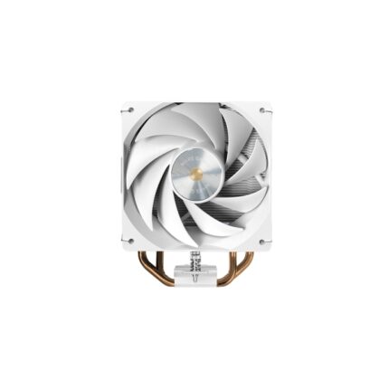 Mars Gaming MCPU-X4 Dissipatore CPU con 230 W di potenza - Ventola PWM da 120 mm - 4 heatpipe HCT - Alette in alluminio - 120x68x154 mm - Colore bianco