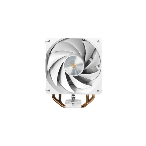 Mars Gaming MCPU-X4 Dissipatore CPU con 230 W di potenza - Ventola PWM da 120 mm - 4 heatpipe HCT - Alette in alluminio - 120x68x154 mm - Colore bianco Mars Gaming MCPU-X4 Dissipatore CPU con 230 W di potenza - Ventola PWM da 120 mm - 4 heatpipe HCT - Alette in alluminio - 120x68x154 mm - Colore bianco