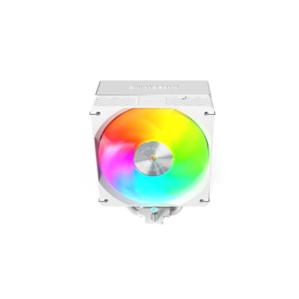 Mars Gaming MCPU-X5ARGB Dissipatore CPU con 280 W di potenza - Ventola PWM da 120 mm - Illuminazione ARGB - 5 heatpipe HCT - Colore bianco