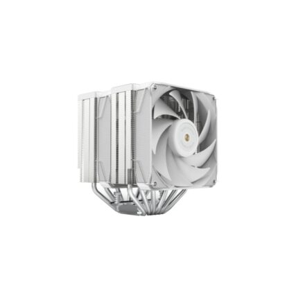 Mars Gaming MCPU-XU6 Dissipatore CPU con potenza 350W - Ventola PWM da 120mm - 6 Heatpipe HCT - Alette in alluminio - Colore bianco