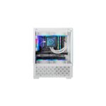 Mars Gaming MC-SE2 Case Tower ATX - Ventola da 120 mm FRGB integrata - Vetro temperato senza cornice - Doppia camera - 5 slot di espansione - 388 x 197 x 304 mm - Colore bianco