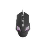 Mars Gaming MM024 Mouse da gioco ottico - Sensore 4000 dpi - Interruttori HUANO - Illuminazione RGB - 127 x 73 x 35 mm - Colore nero