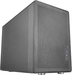 Mars Gaming MC-XPRO Minitorre ultracompatta - Supporto MicroATX/Mini-ITX - Griglia di raffreddamento a 360° - Ventola posteriore da 120 mm - 4 slot di espansione - 392x196x289 mm - Colore nero