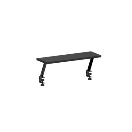 Mars Gaming MGDS Supporto elevatore per monitor - Installazione rapida - Tavoli fino a 33 mm di spessore - Massimo 10 kg - 60x20 cm - Finitura in fibra di carbonio - Colore nero