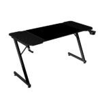 Mars Gaming MGD-X140 Tavolo da gioco - Supporti per cuffie e bevande - Tappetino XXL - Struttura in acciaio - 140x60x1