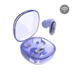 Mars Gaming MHIB2 Cuffie Bluetooth 5.4 - Microfono integrato - Autonomia fino a 7 ore - Indicatore LED - Semitrasparente - 60x60x30 mm - Colore viola