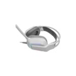 Mars Gaming MH-STRIKE Cuffie da gioco - Cavo da 190 cm - Cuscinetti traspiranti Air - Controlli integrati - Microfono pieghevole - Illuminazione FRGB - 85 x 195 x 210 mm - Colore bianco