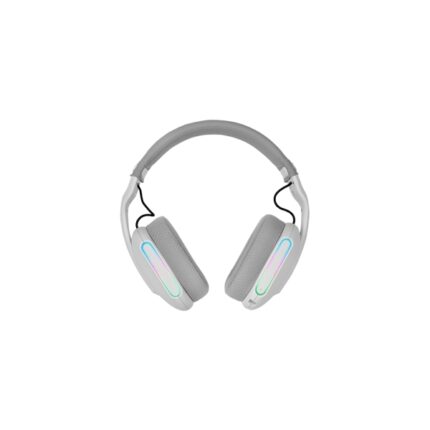 Mars Gaming MHW-PRO Cuffie da gioco Bluetooth 5.3 - Suono 3D avvolgente 7.1 - Controlli integrati - Doppio microfono - Illuminazione ARGB - 76x200x187 mm - Colore bianco