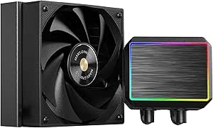 Mars Gaming ML-PROII120 Kit di raffreddamento a liquido - Potenza 300 W - Illuminazione FRGB - Pompa Opti-Chamber - Colore nero