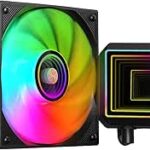 Mars Gaming ML-TWO120 Kit di raffreddamento a liquido - Potenza 300W - Illuminazione ARGB Infinity Mirror - Pompa Opti-Chamber - Colore nero