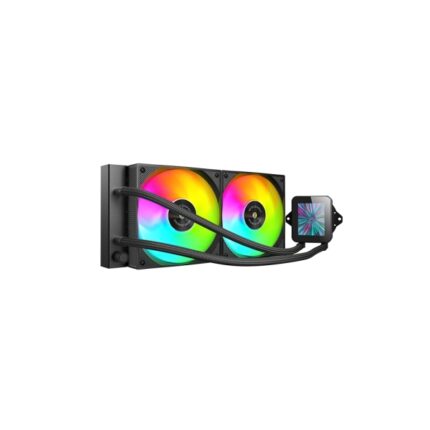 Mars Gaming ML-VISION240 Kit di raffreddamento a liquido - Potenza 500 W - Illuminazione ARGB - Pompa Opti-Chamber - Display LCD - Colore nero