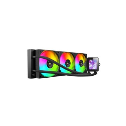 Mars Gaming ML-VISION360 Kit di raffreddamento a liquido - Potenza 600W - Compatibilità universale - Illuminazione ARGB - Pompa Opti-Chamber - Display LCD - Colore nero