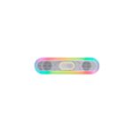 Mars Gaming MSB-ORB Altoparlante Bluetooth da 20 W - Luci RGB a 360 gradi - Batteria da 2400 mAh - Controllo del volume - Portata fino a 10 m - Colore bianco