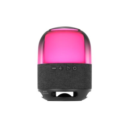 Mars Gaming MS-FLOW Altoparlante Bluetooth da 15 W - Luci RGB a 360 gradi - Batteria da 2000 mAh - Compatto - Portata fino a 10 m - Colore nero